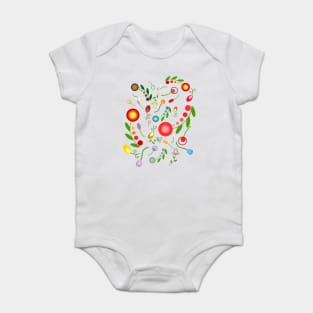 Floral pattern Baby Bodysuit